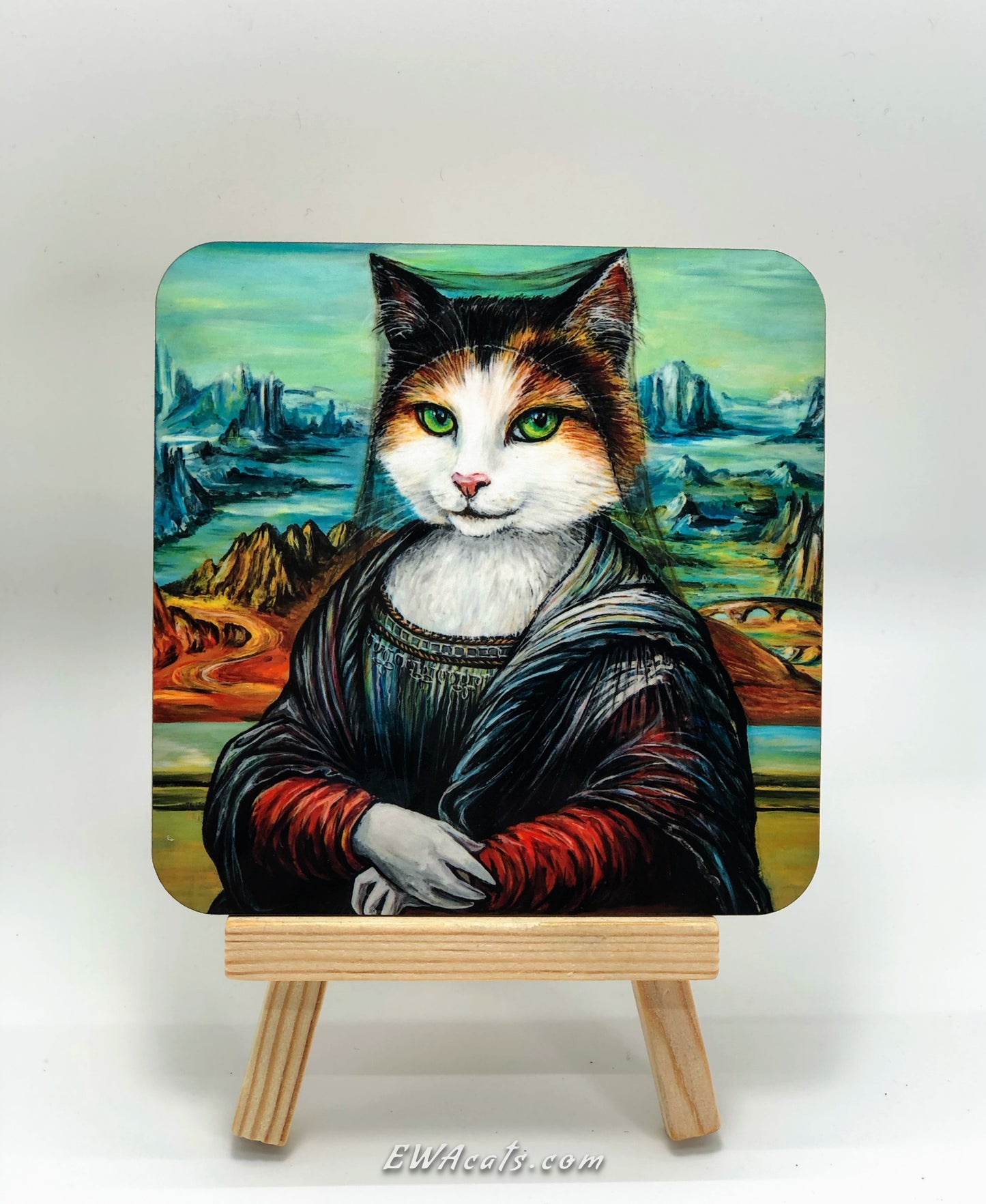 Coaster "Meowna Lisa"