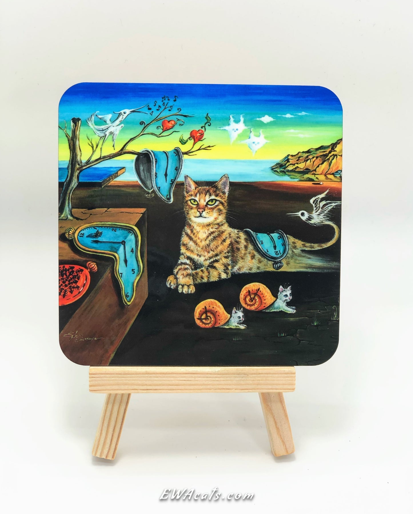 Coaster "The Purrfect Time"