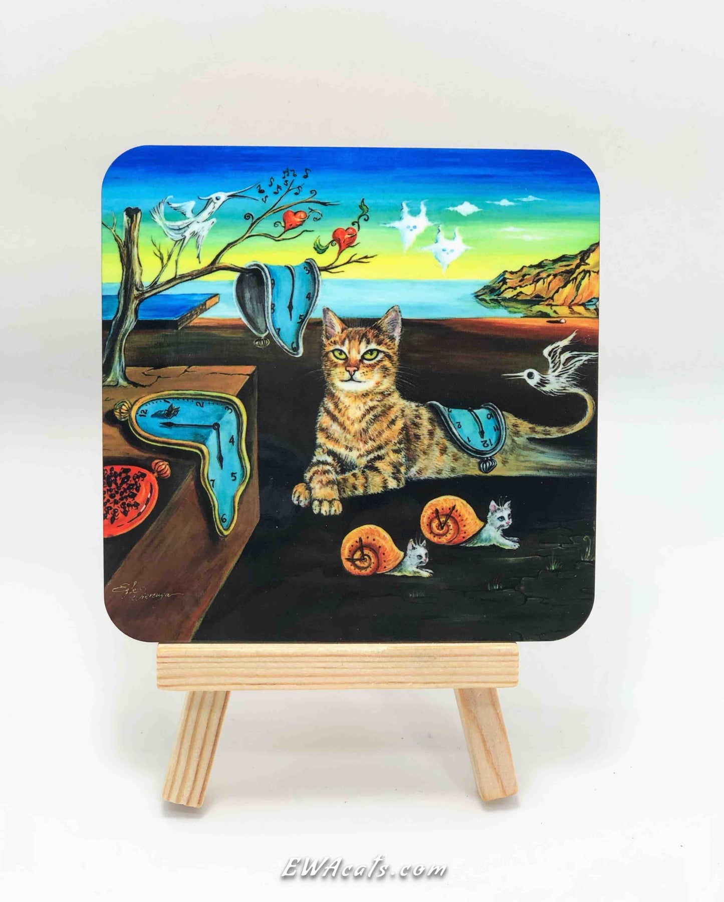 Coaster "The Purrfect Time"