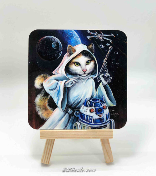 Coaster "Purrincess Leia"
