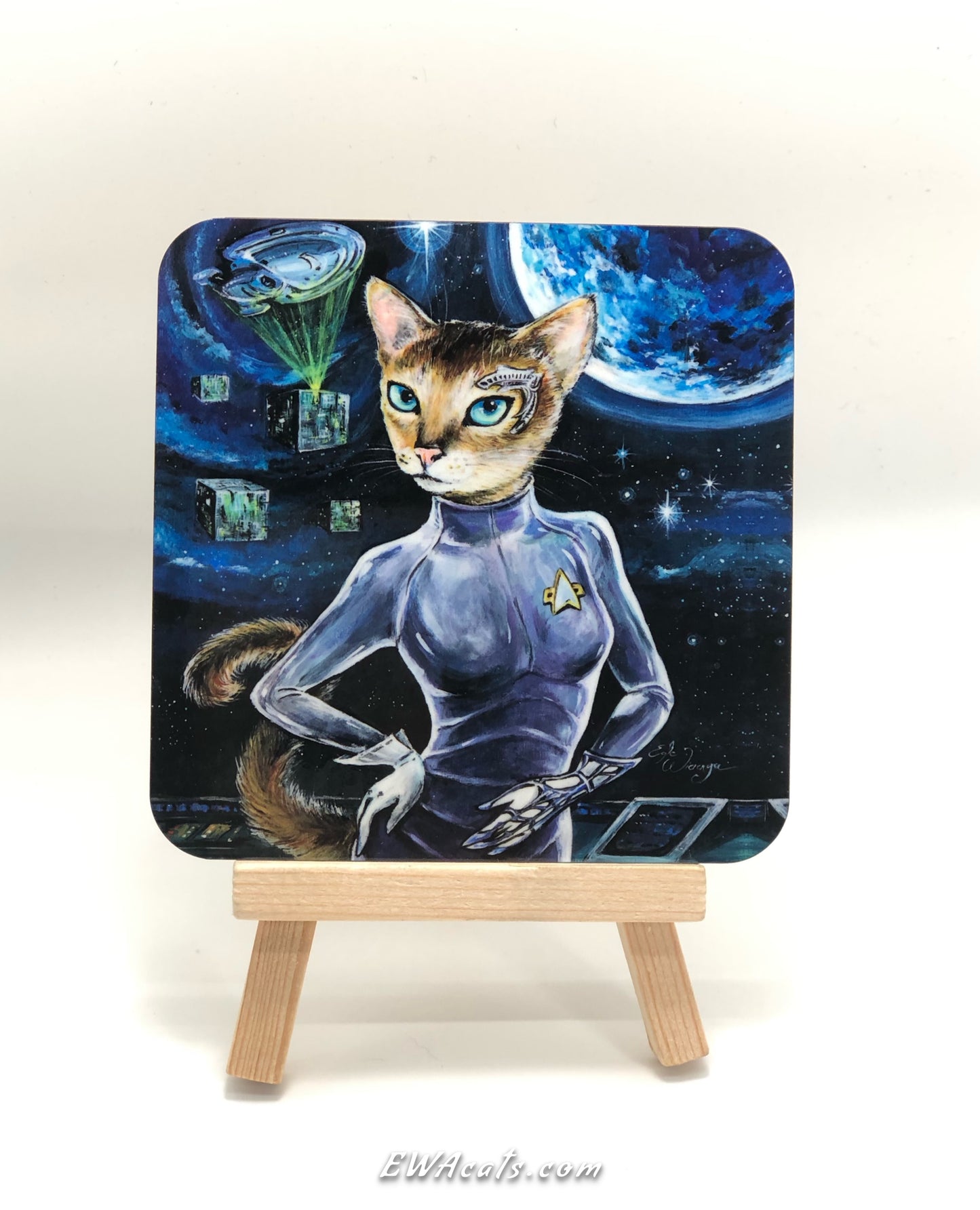 Coaster "Seven of Nine Lives"