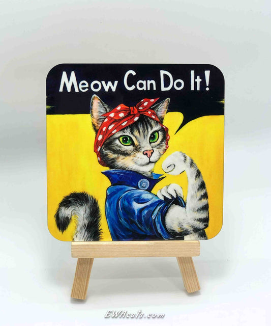 Coaster "Meow Can Do It!"