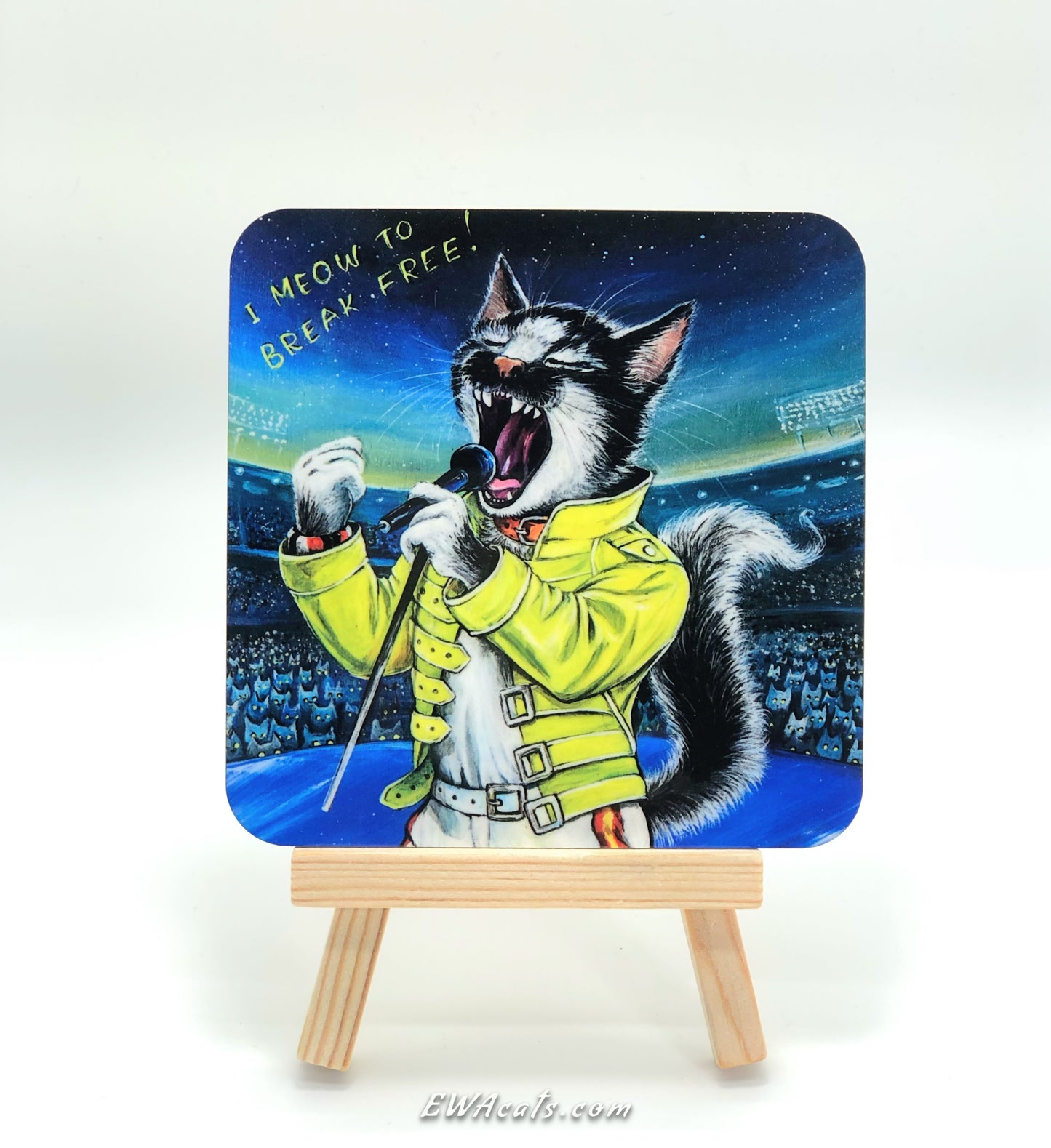 Coaster "I Meow to Break Free!"