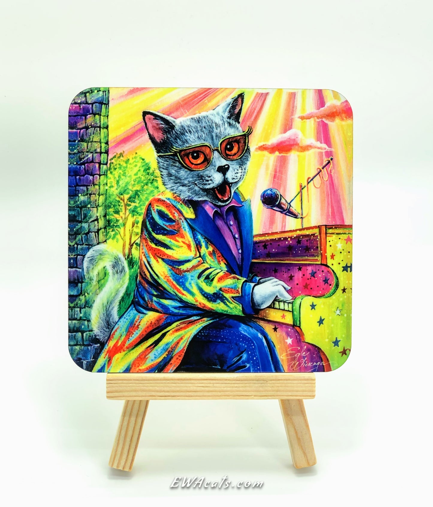 Coaster "I'm Still Meowing!"