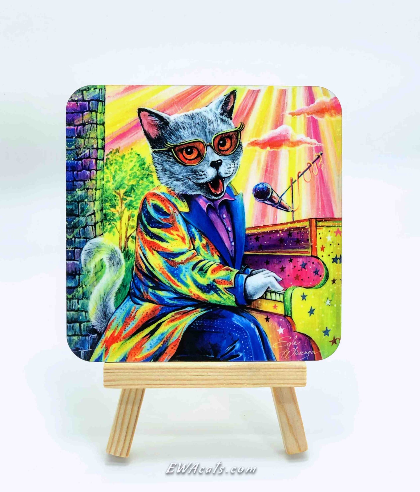 Coaster "I'm Still Meowing!"