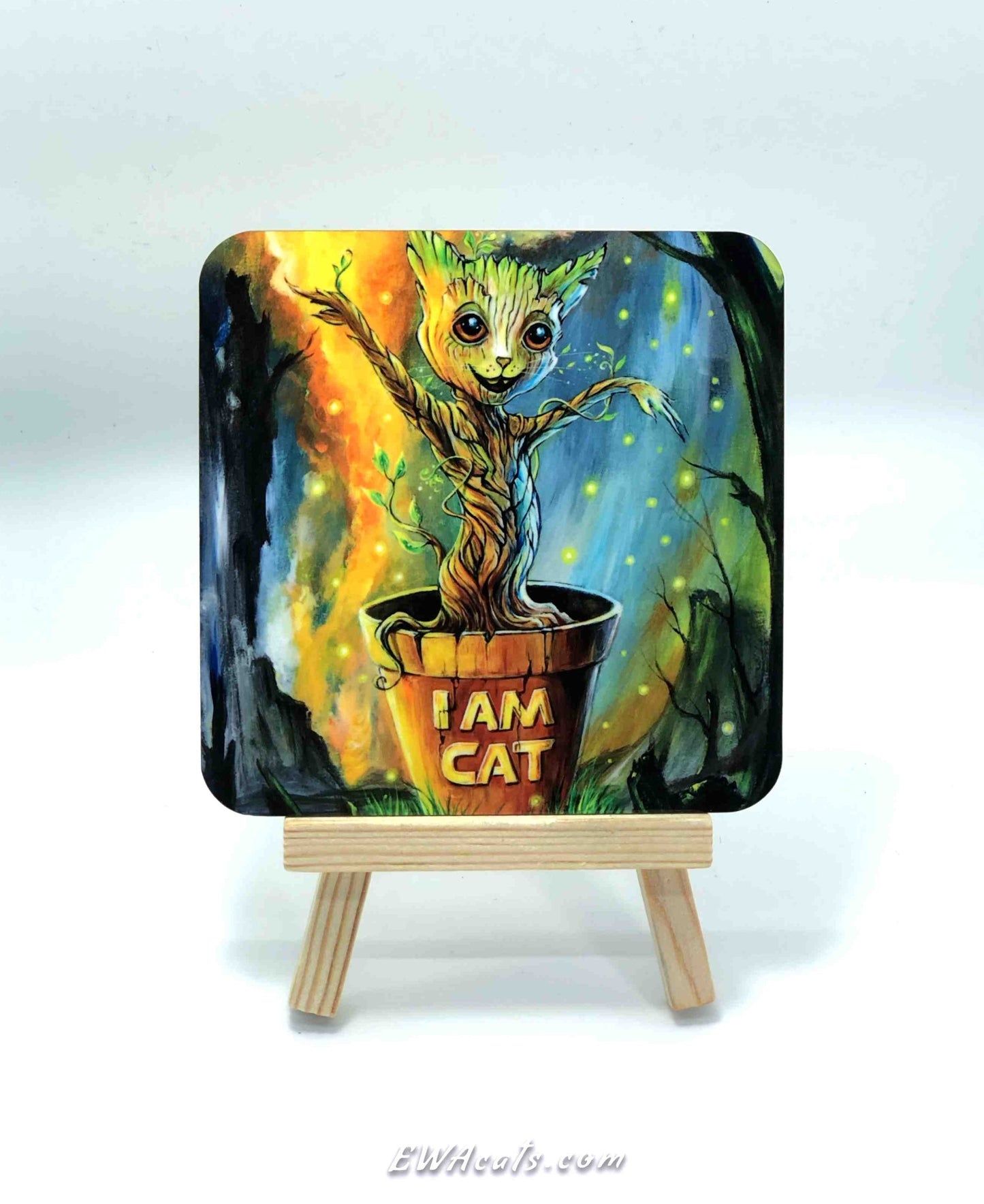 Coaster "I AM CAT"
