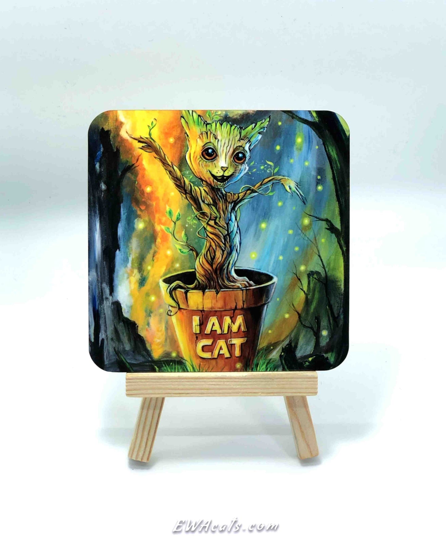 Coaster "I AM CAT"