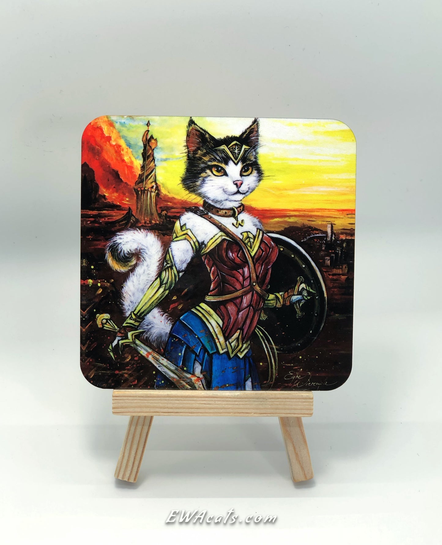 Coaster "Meowzonian Purrincess"
