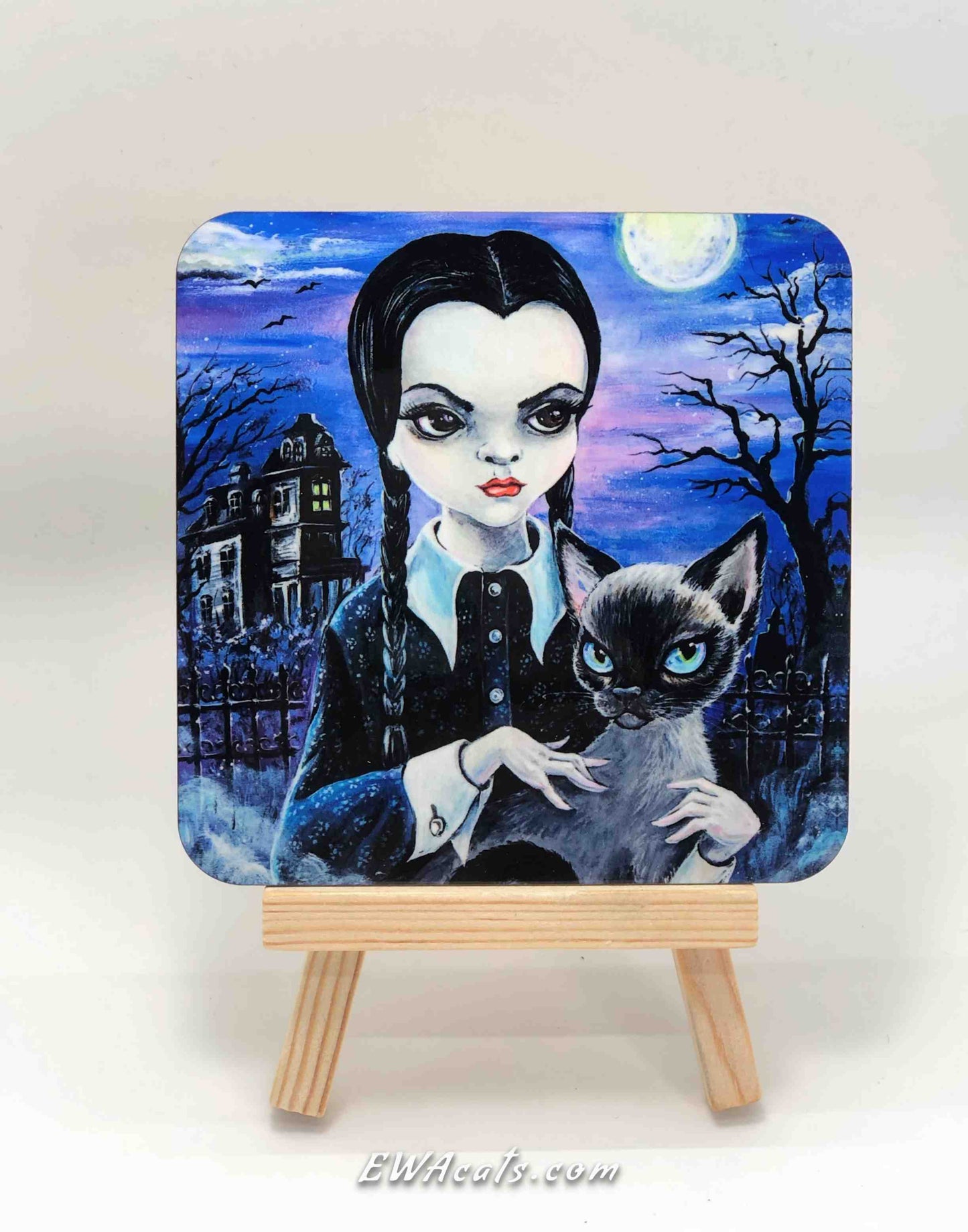 Coaster "Wednesday & Her Cat Thursday"