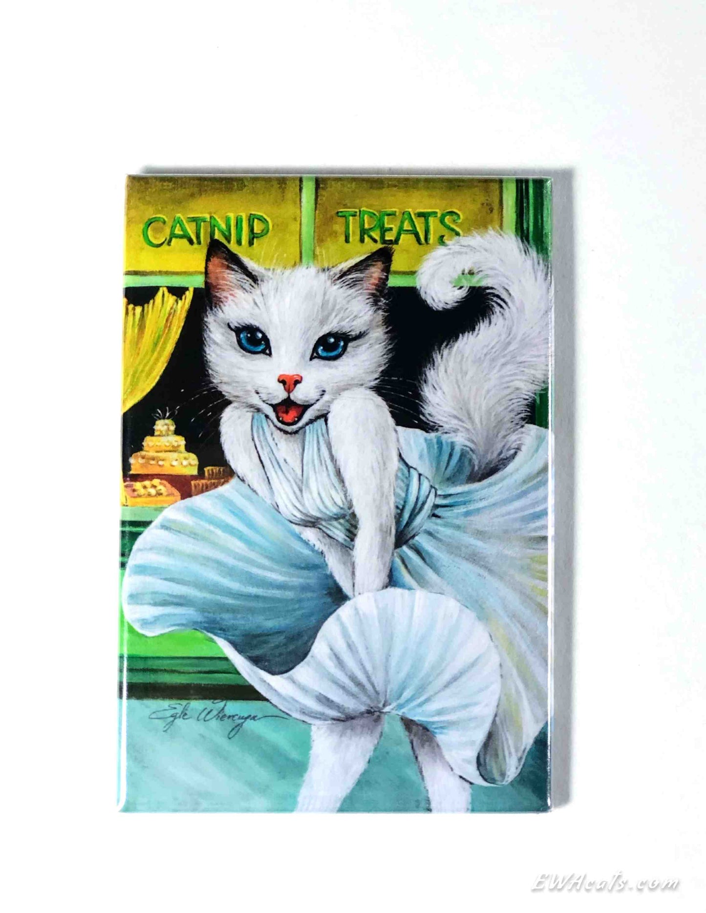 MAGNET 2"x 3" Rectangle "Meowlyn Monroe"