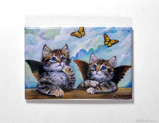 MAGNET 2"x 3" Rectangle "The Sistine Kittens"