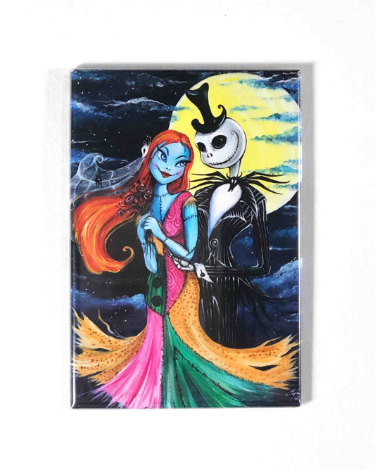 MAGNET 2"x 3" Rectangle "Jack & Sally's Wedding"