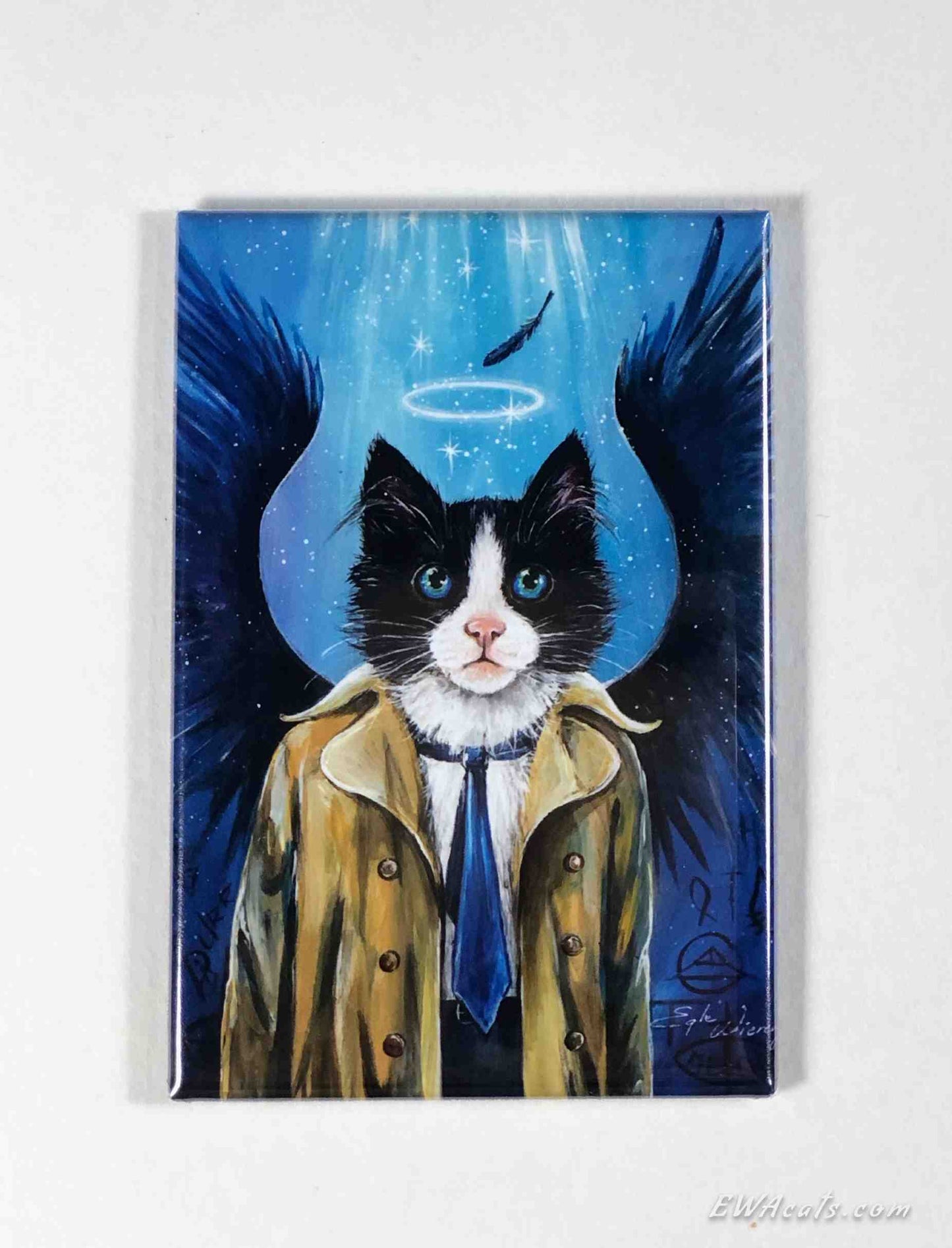 MAGNET 2"x 3" Rectangle "Cattiel"
