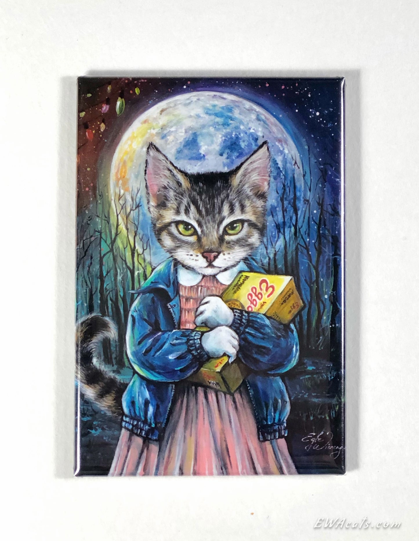 MAGNET 2"x 3" Rectangle "Kittieleven"