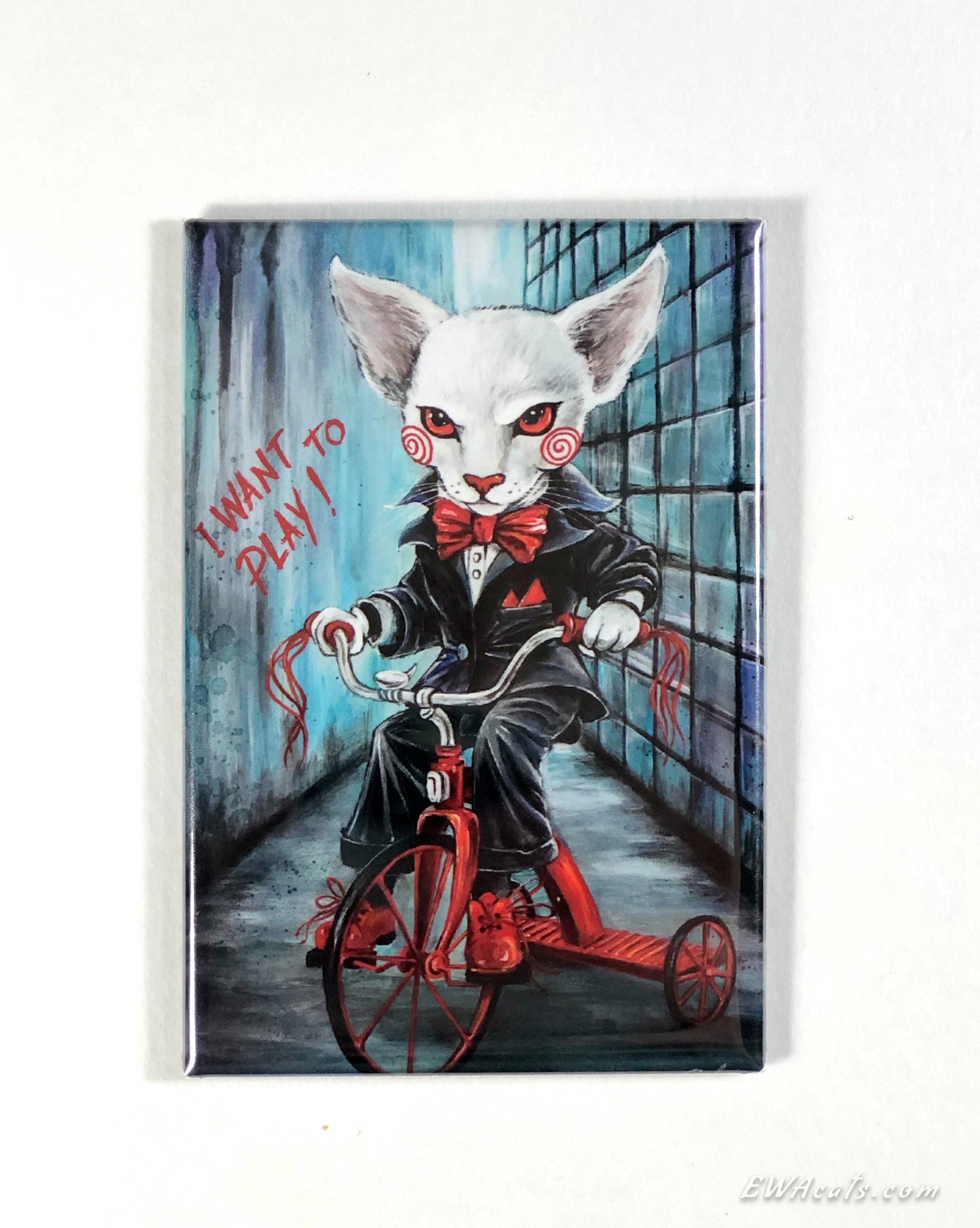 MAGNET 2"x 3" Rectangle "JigClaw Billy"