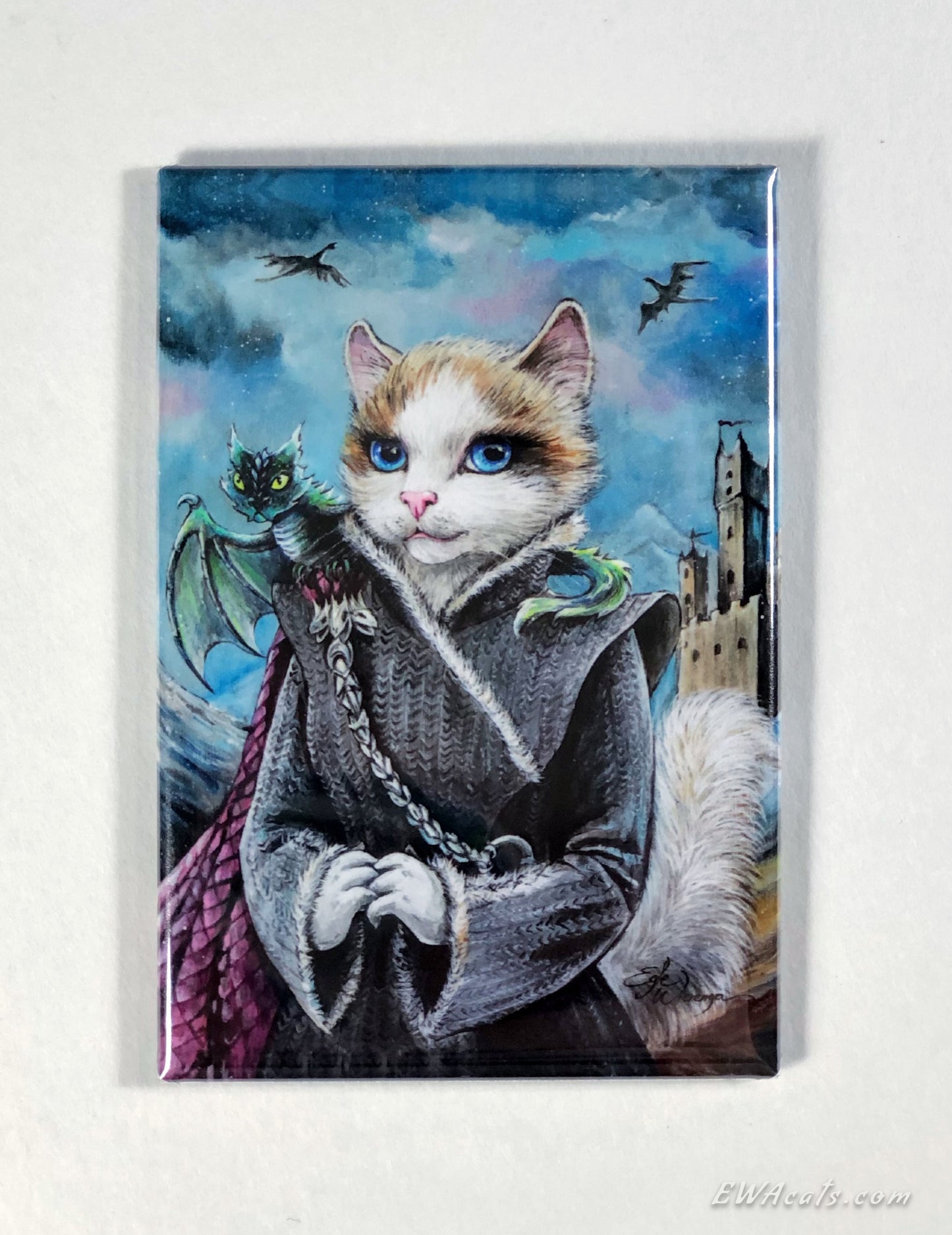 MAGNET 2"x 3" Rectangle "Katlees"
