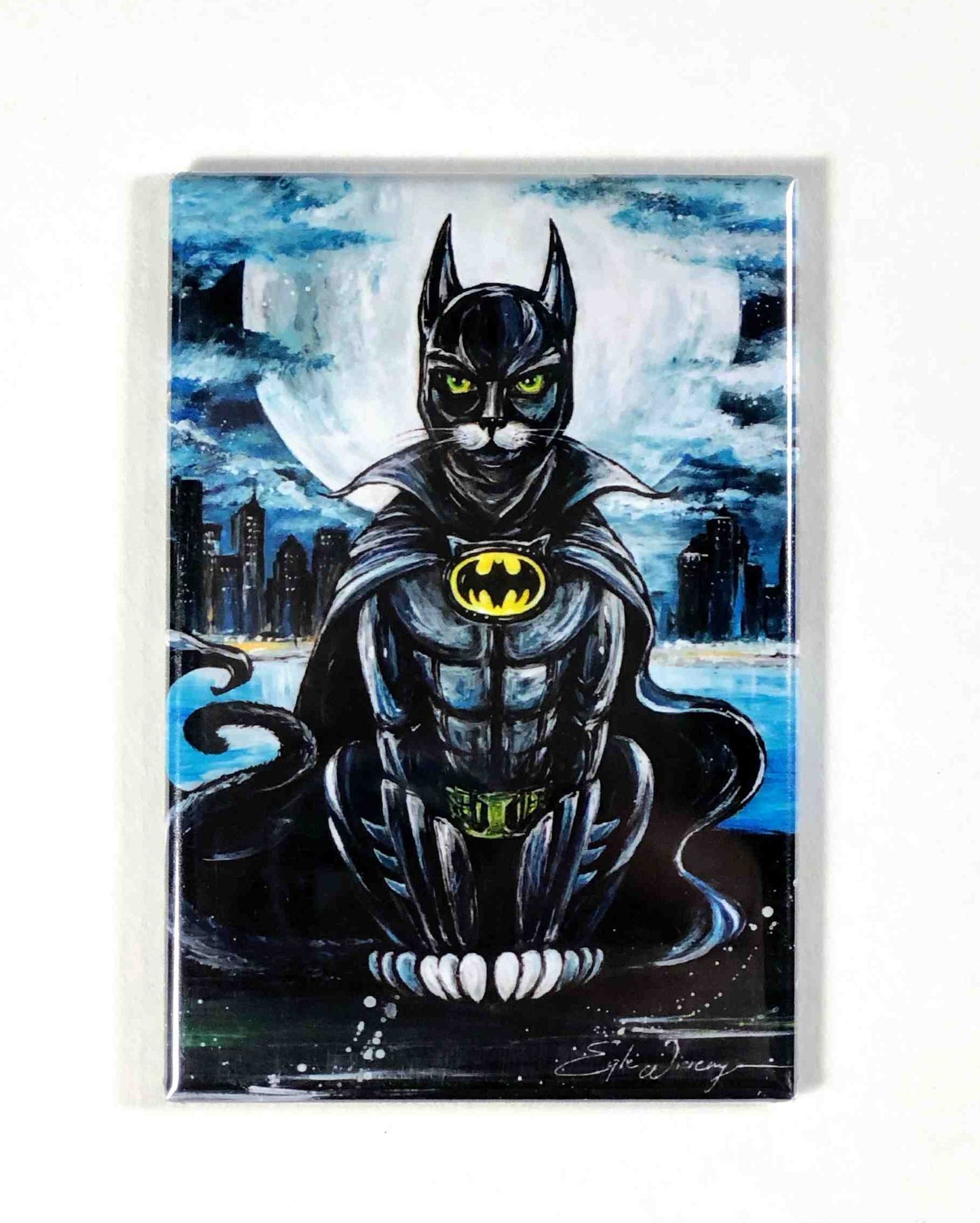 MAGNET 2"x 3" Rectangle "The Dark Kat"
