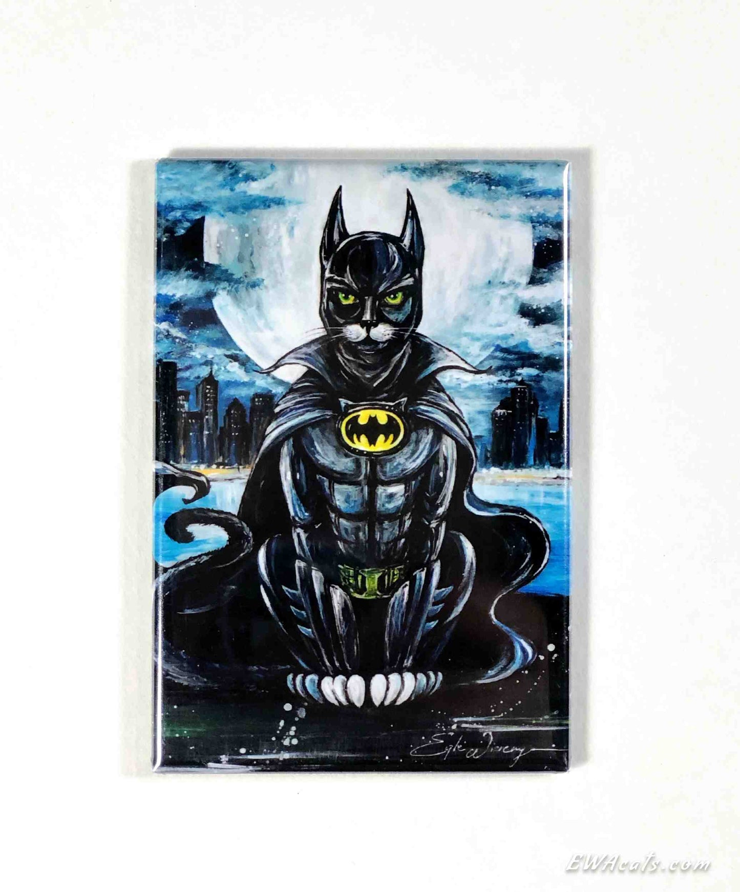 MAGNET 2"x 3" Rectangle "The Dark Kat"