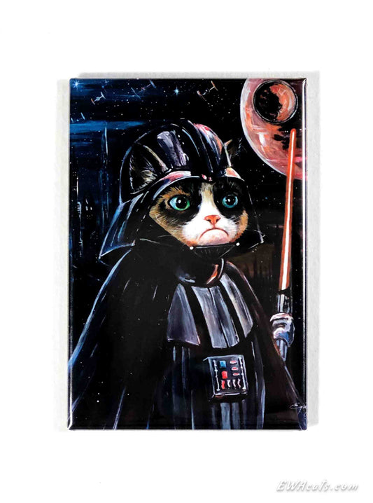 MAGNET 2"x 3" Rectangle "Grumpy Vader"