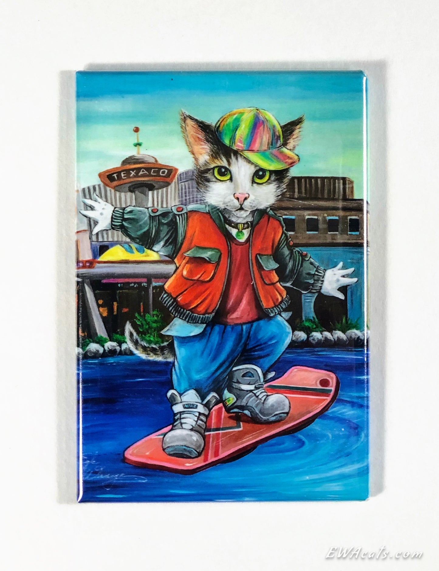 MAGNET 2"x 3" Rectangle "Marty McMeow"