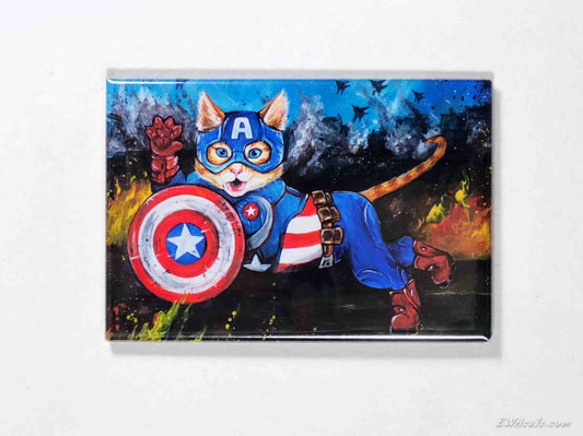 MAGNET 2"x 3" Rectangle "Kipten America"