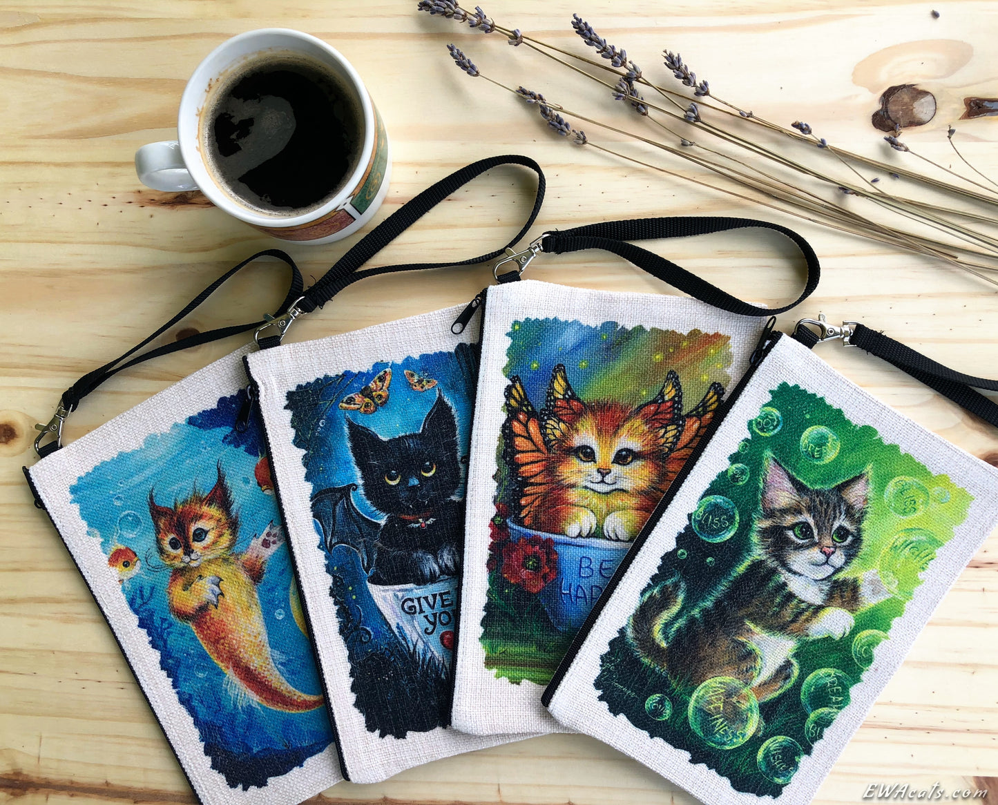 Linen Wallet "Bubbles"