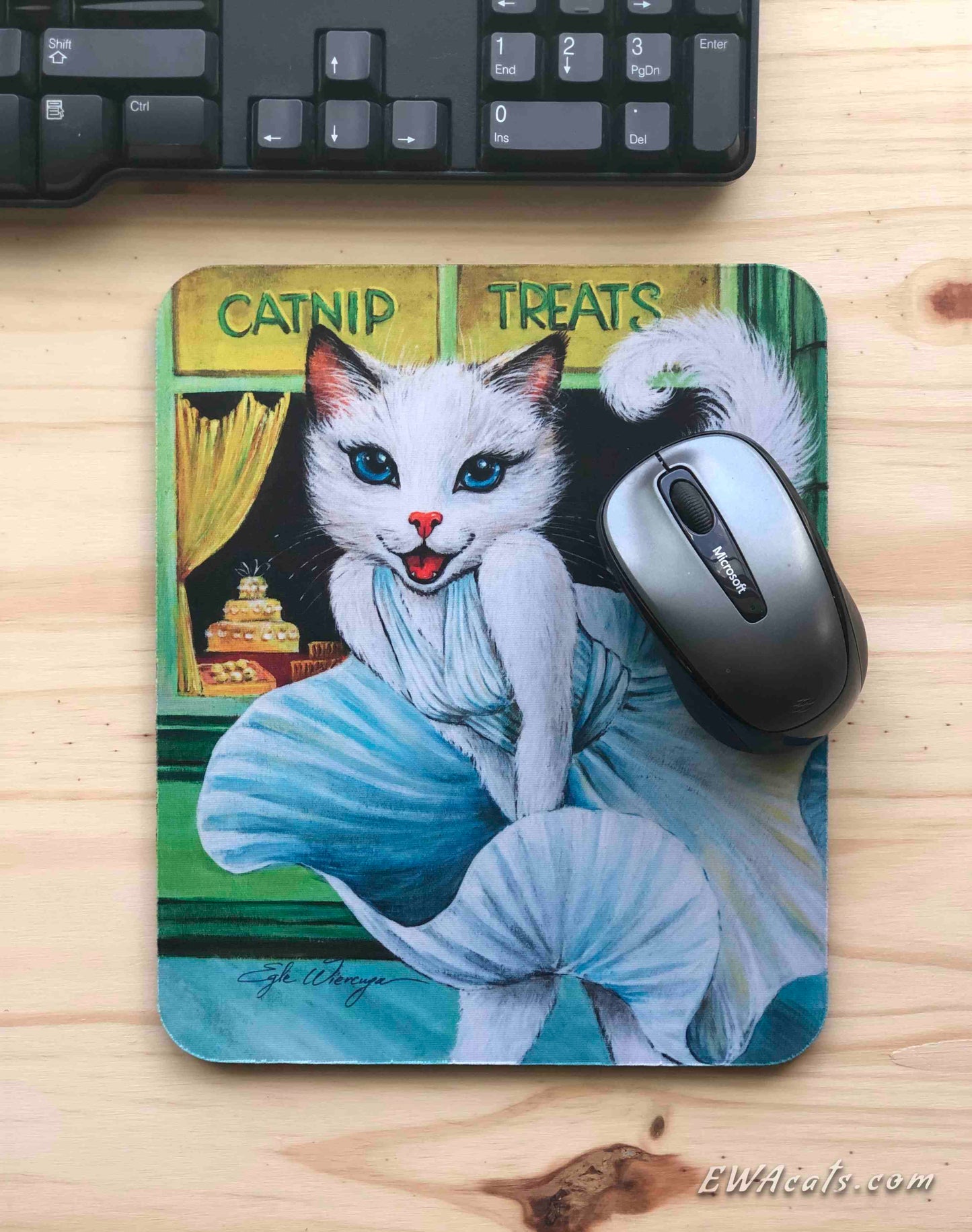 Mouse Pad "Meowlyn Monroe"