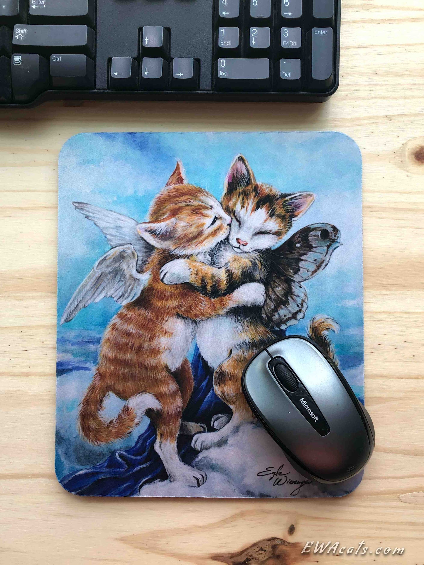 Mouse Pad "L’Amour Et Purr"