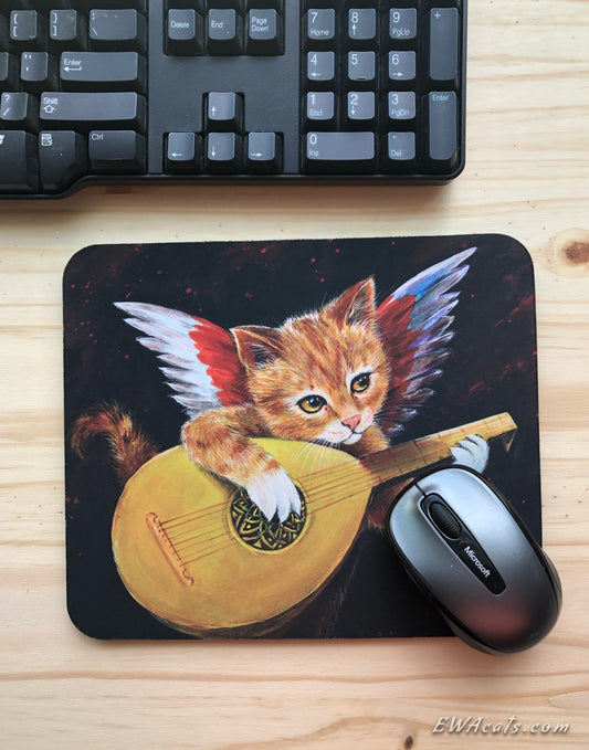 Mouse Pad "Angiolino Meowsicante"