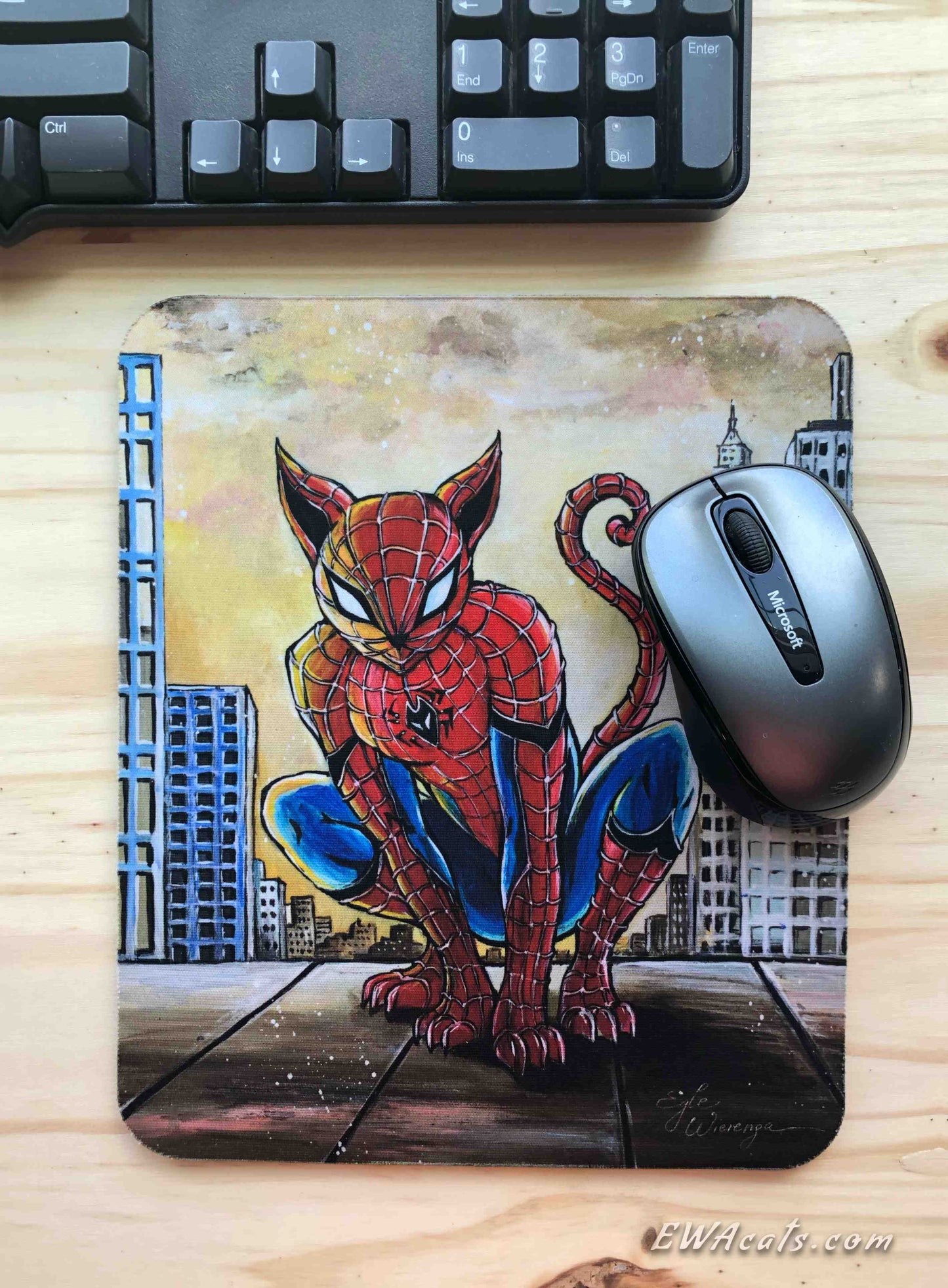 Mouse Pad "Spider Cat"