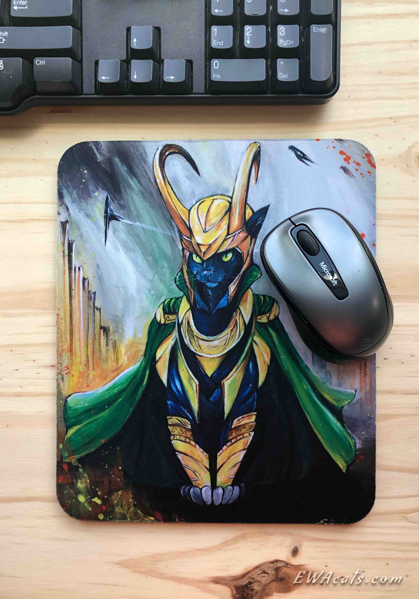 Mouse Pad "Loki B Cat"