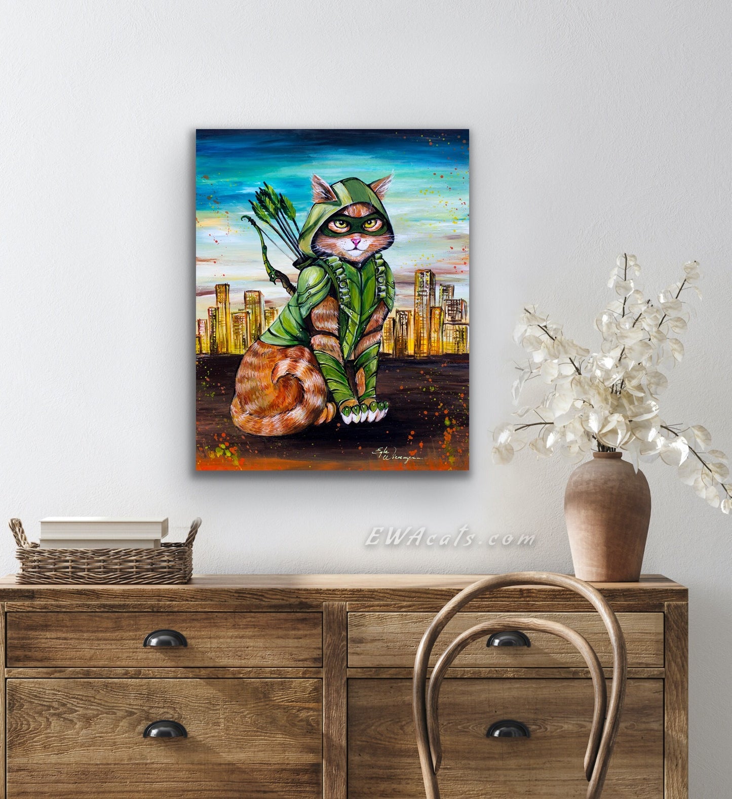 CANVAS "Arrow Cat" Open & Limited Edition