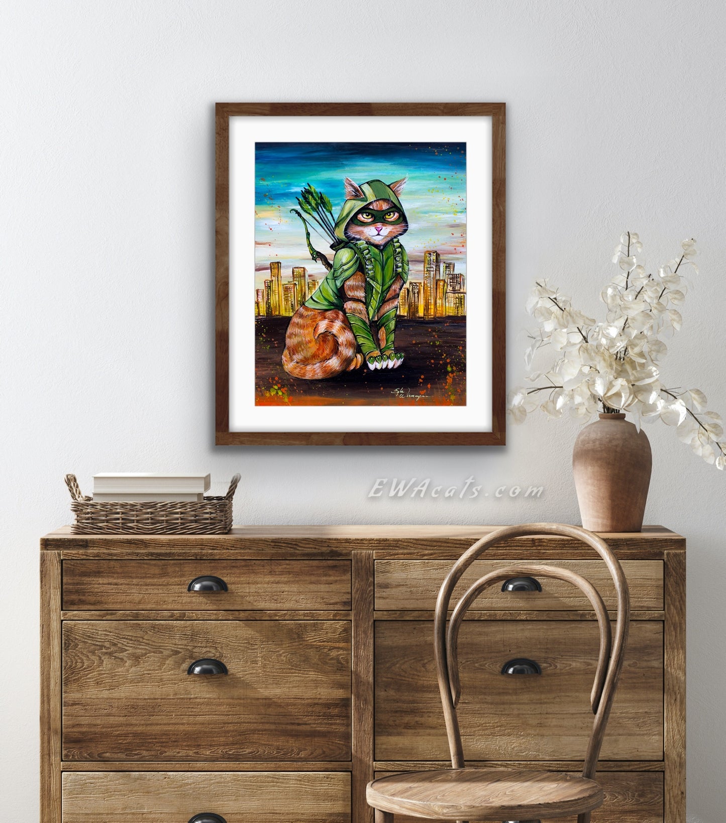 Art Print "Arrow Cat"