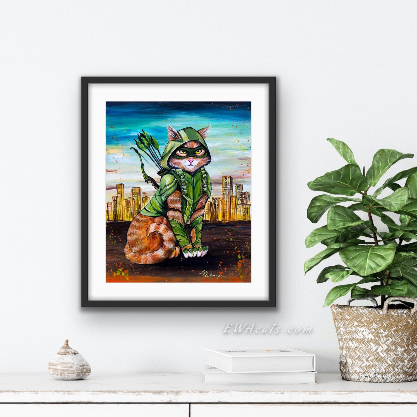 Art Print "Arrow Cat"