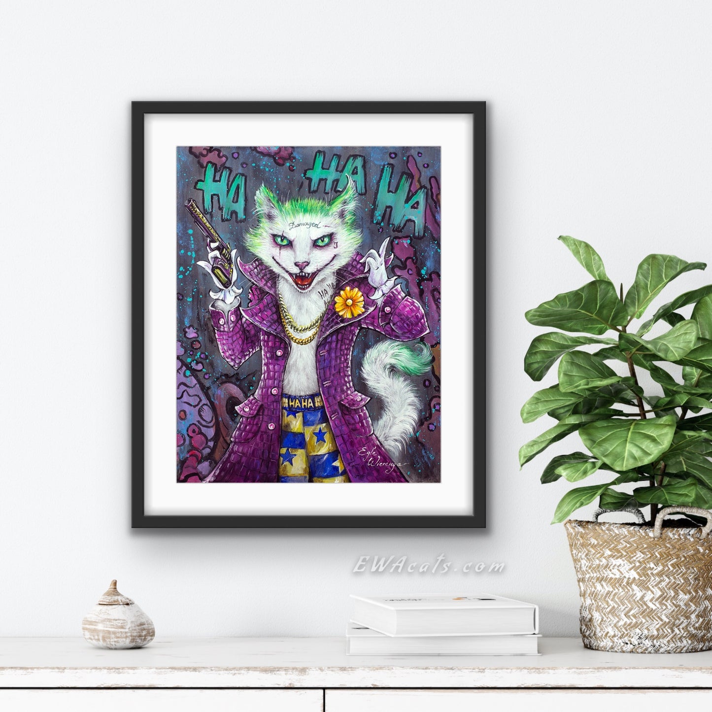 Art Print "Joker Cat"