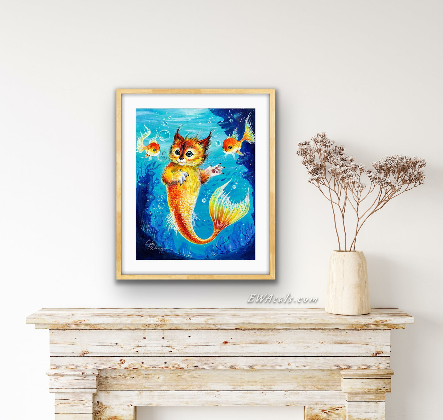 Art Print "Lionhead Merkitty"