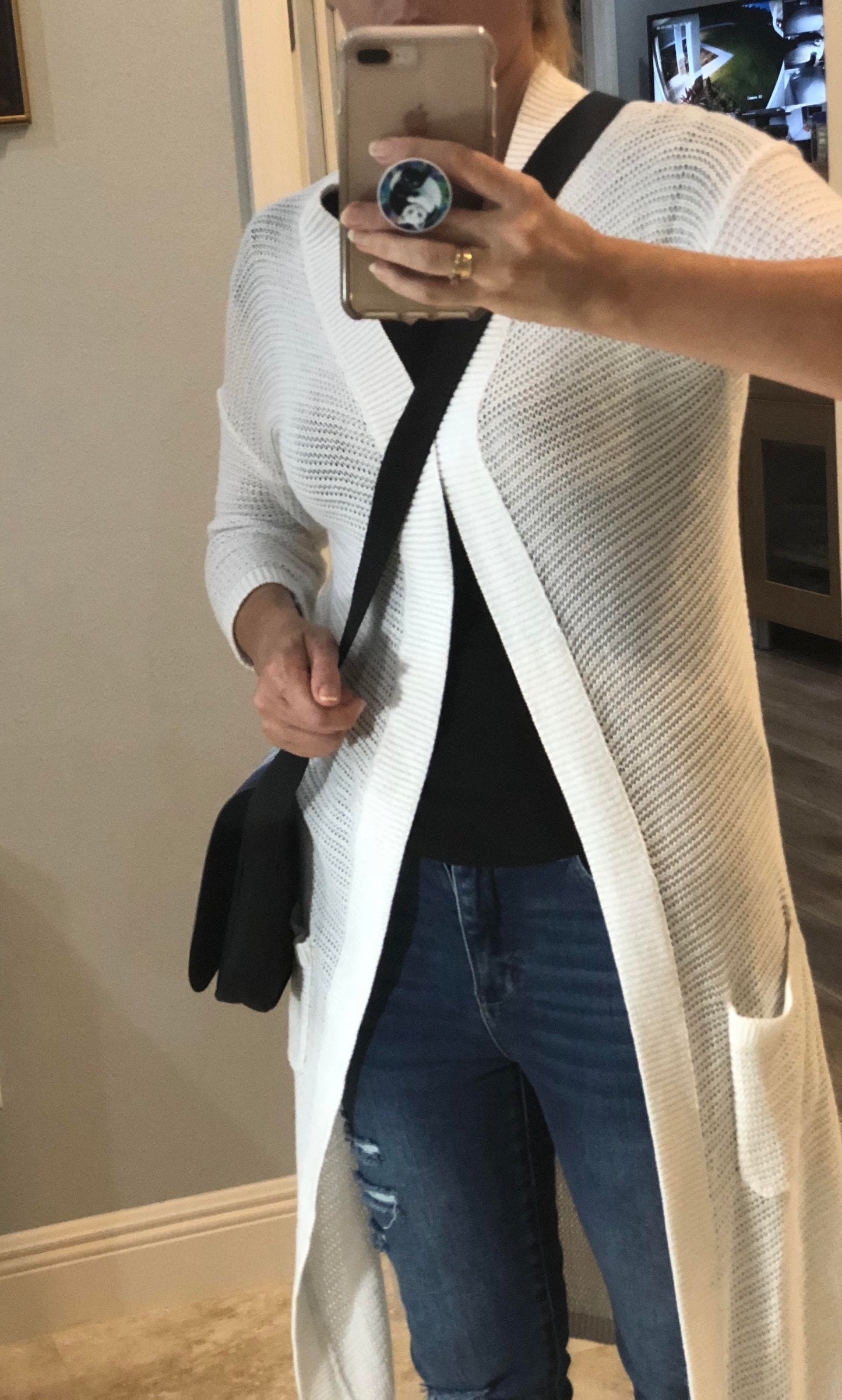 Shoulder Bag "Emily & Her Ghost Kitty"