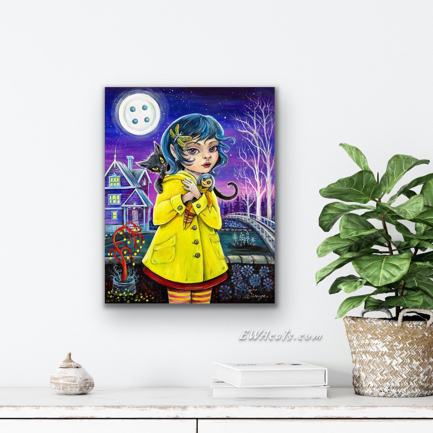 CANVAS "Coraline and Her Cat" Open & Limited Edition