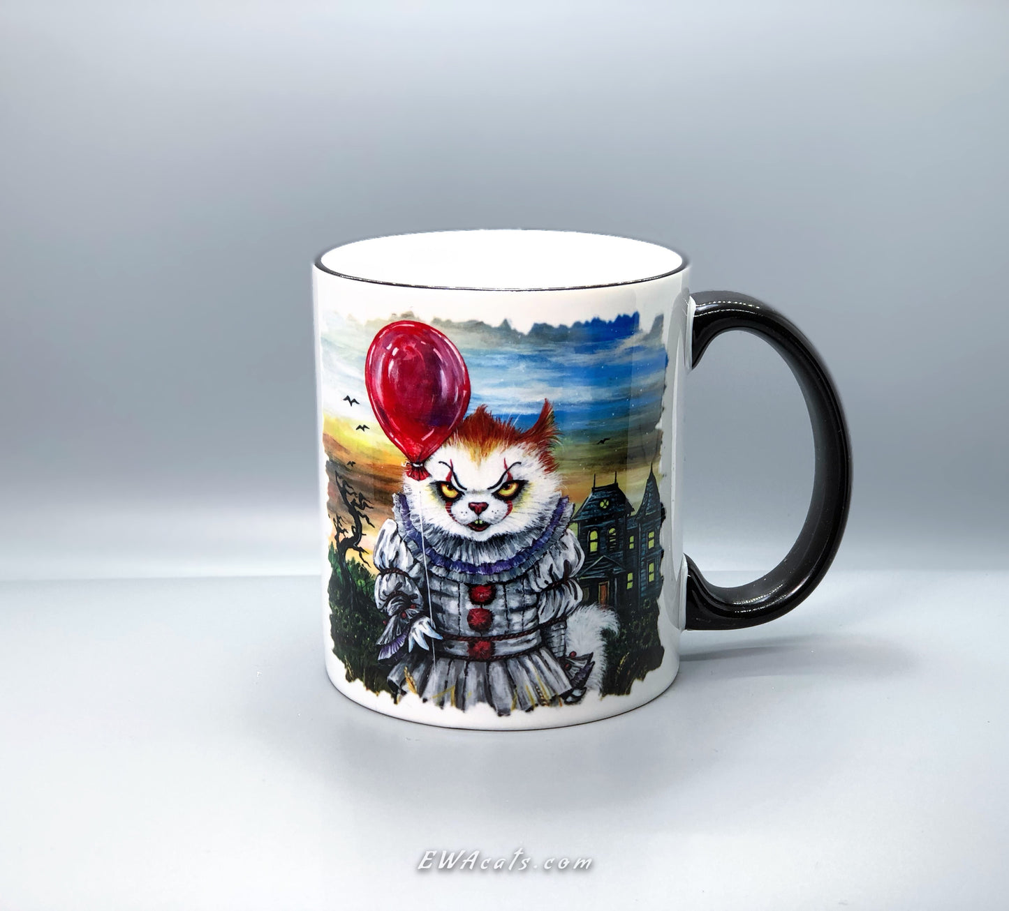 MUG "KittyWise the Purring Clown"