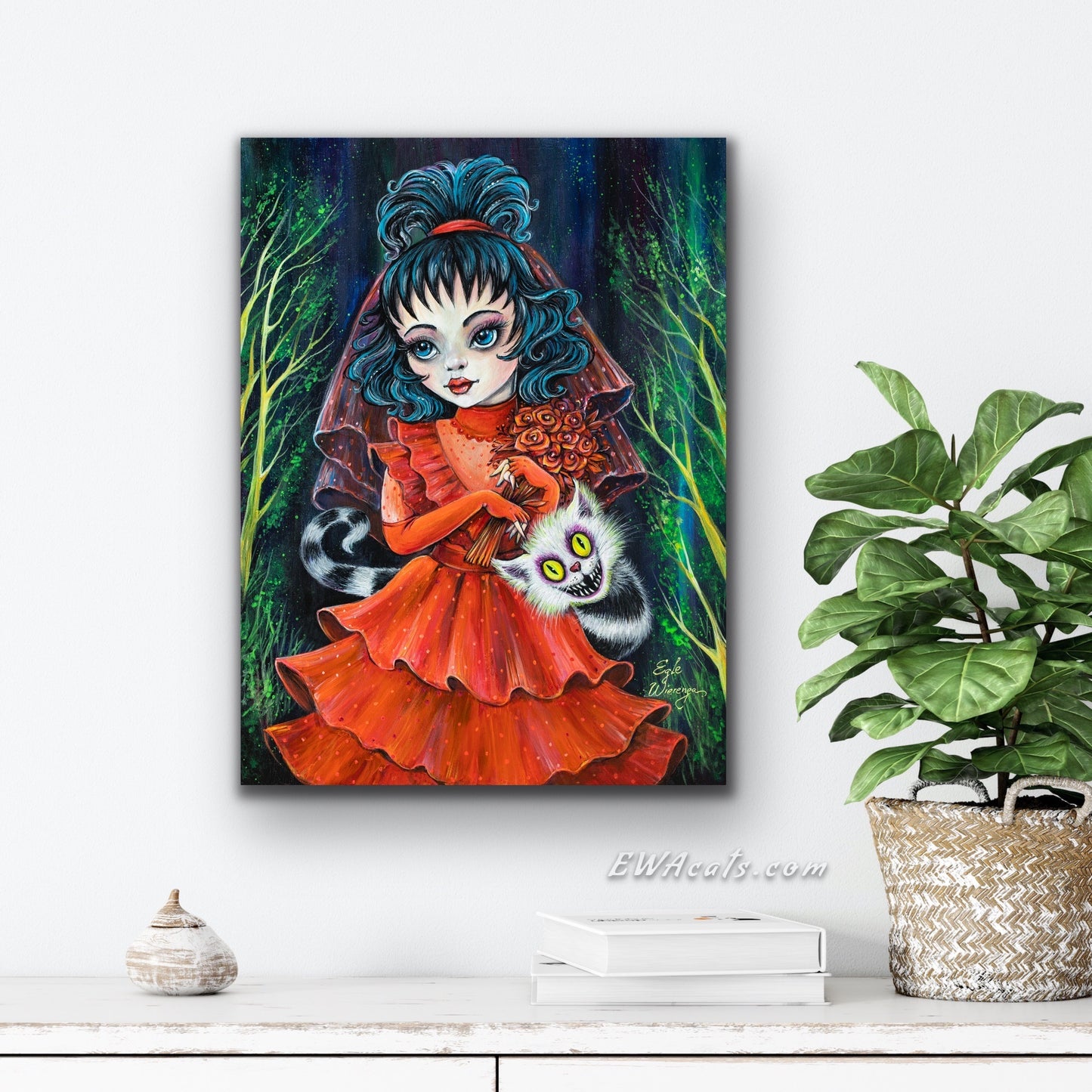 CANVAS "Lydia and Her Beetle Kitty" Open & Limited Edition