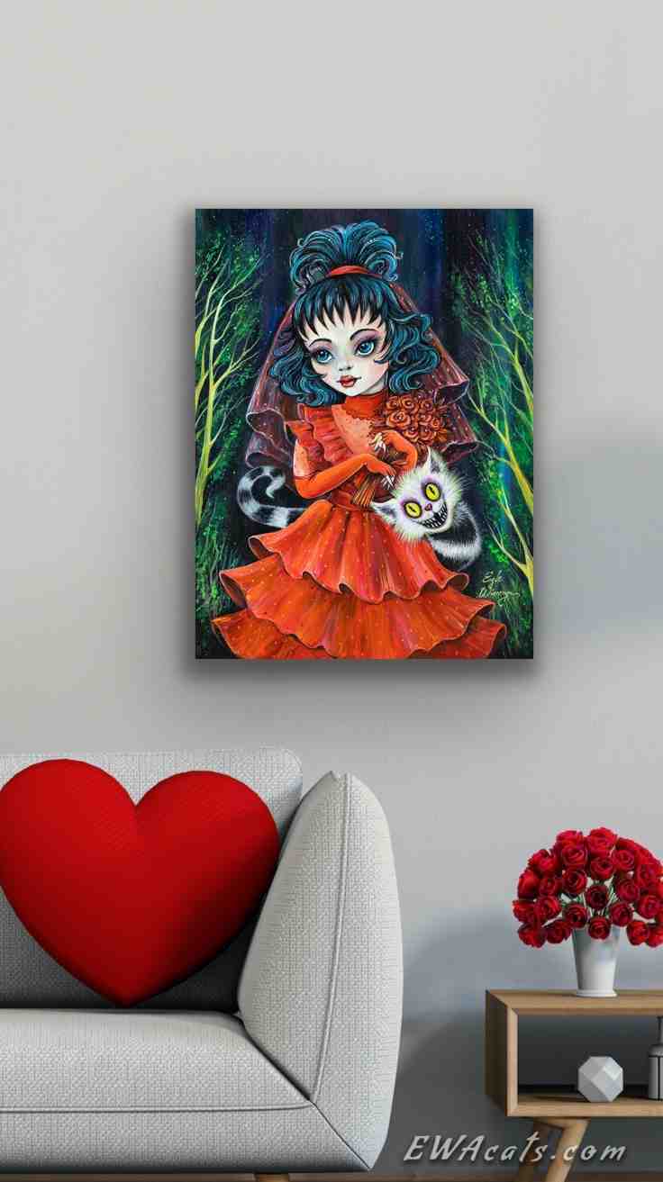 CANVAS "Lydia and Her Beetle Kitty" Open & Limited Edition