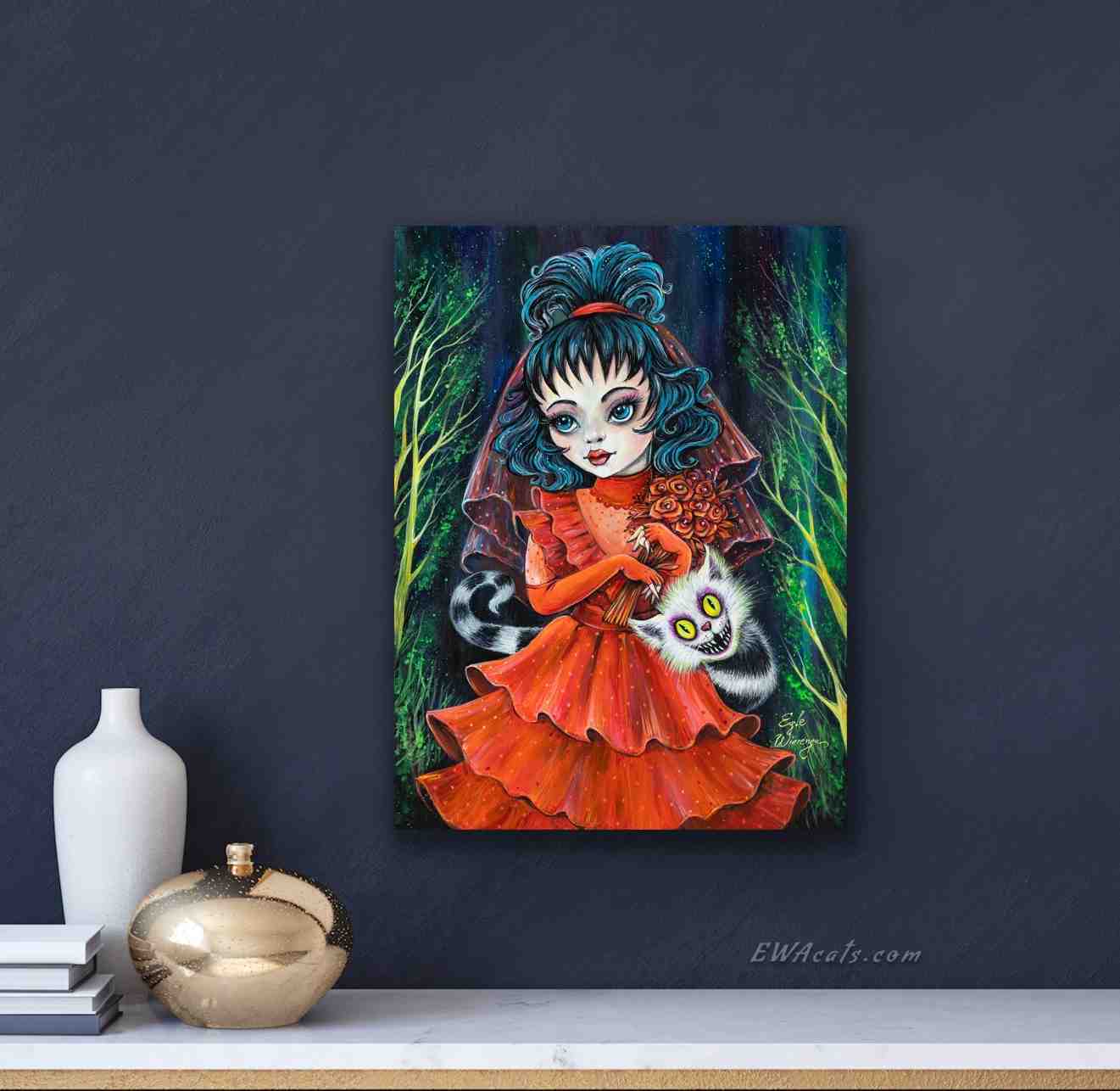 CANVAS "Lydia and Her Beetle Kitty" Open & Limited Edition