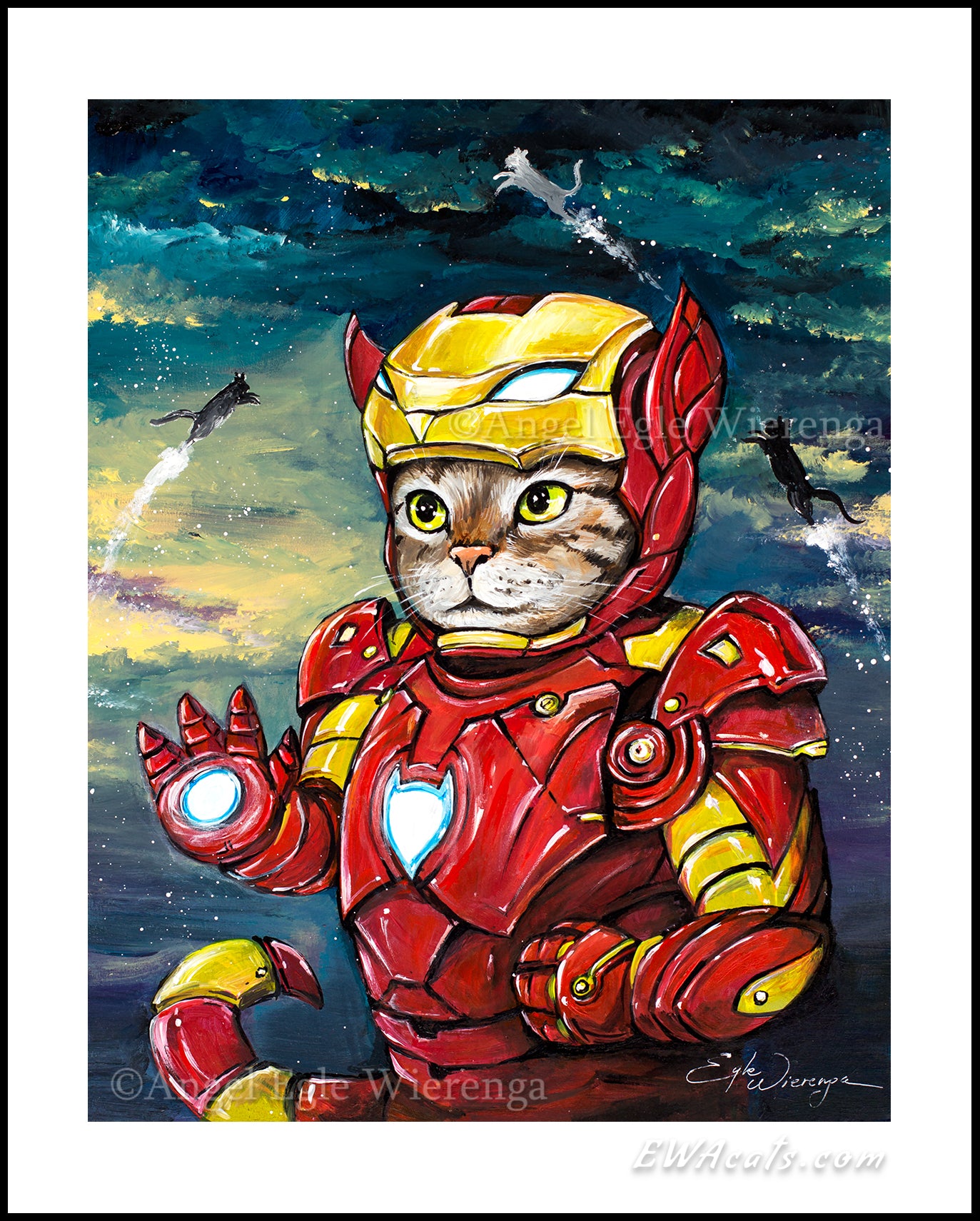 Art Print "Iron Kitty"