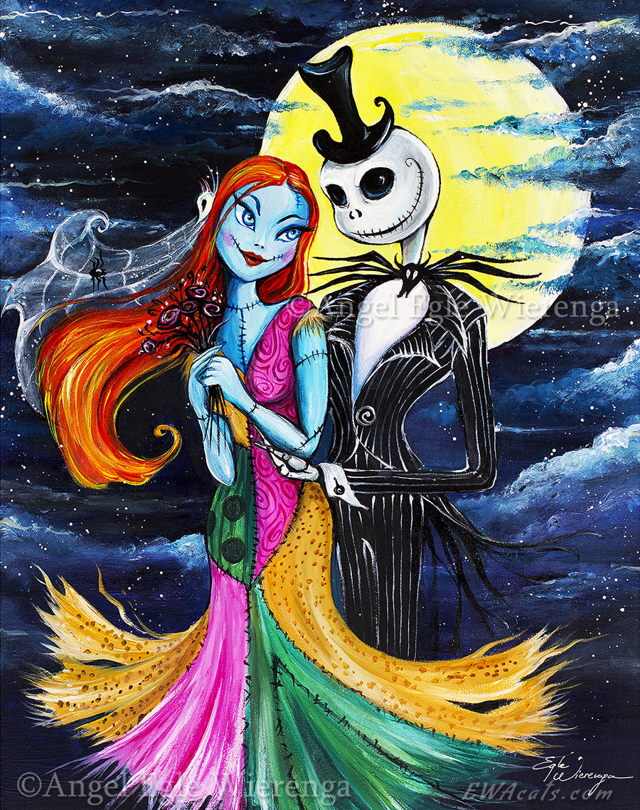 Art Print "Jack and Sally's Wedding"