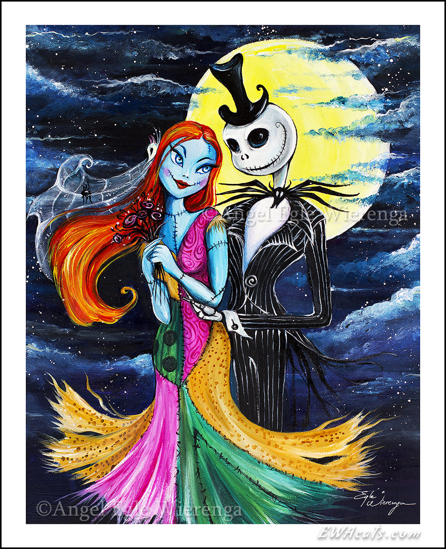 Art Print "Jack and Sally's Wedding"