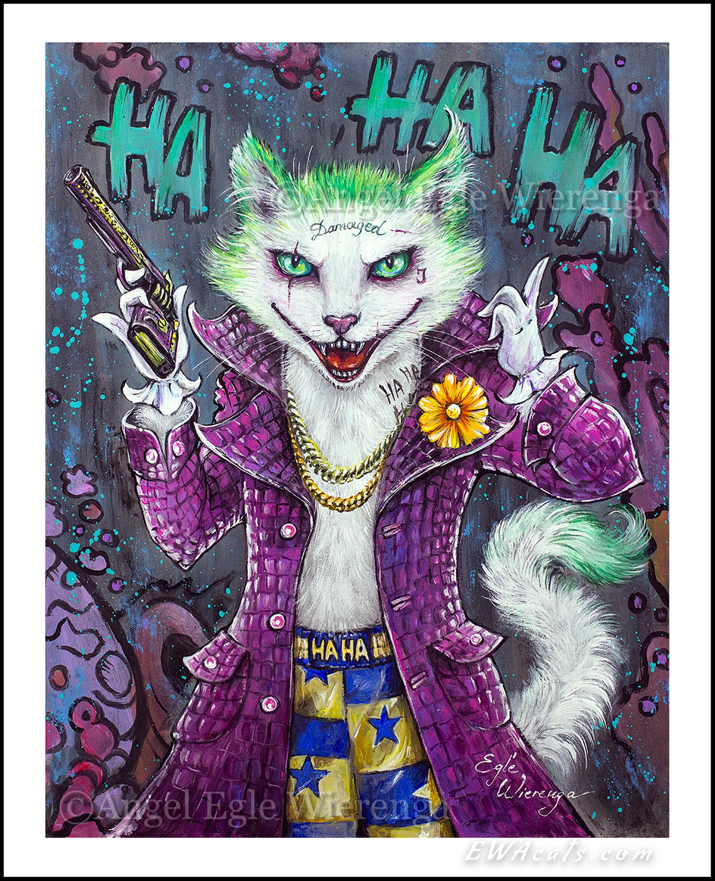 Art Print "Joker Cat"