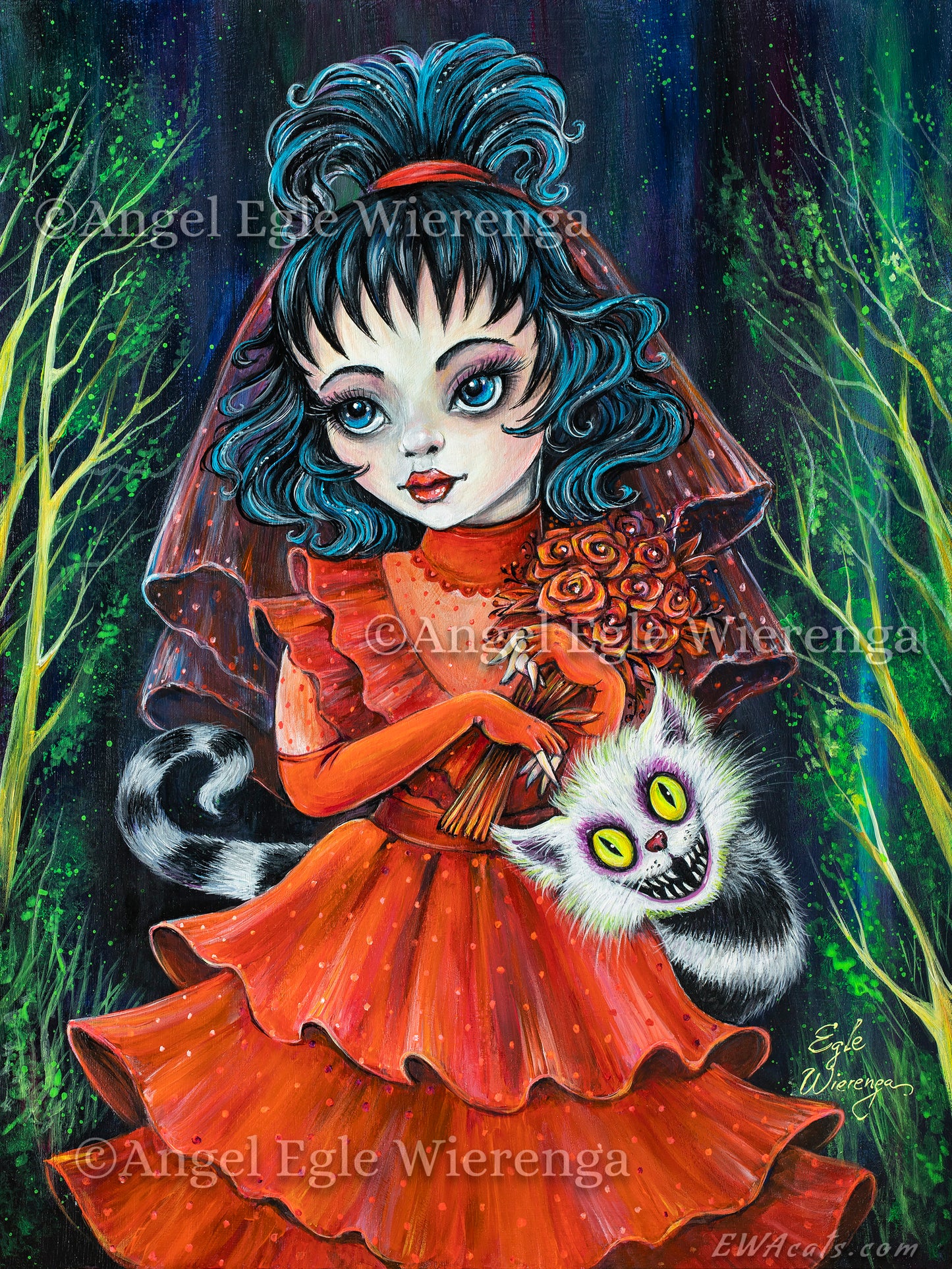 CANVAS "Lydia and Her Beetle Kitty" Open & Limited Edition