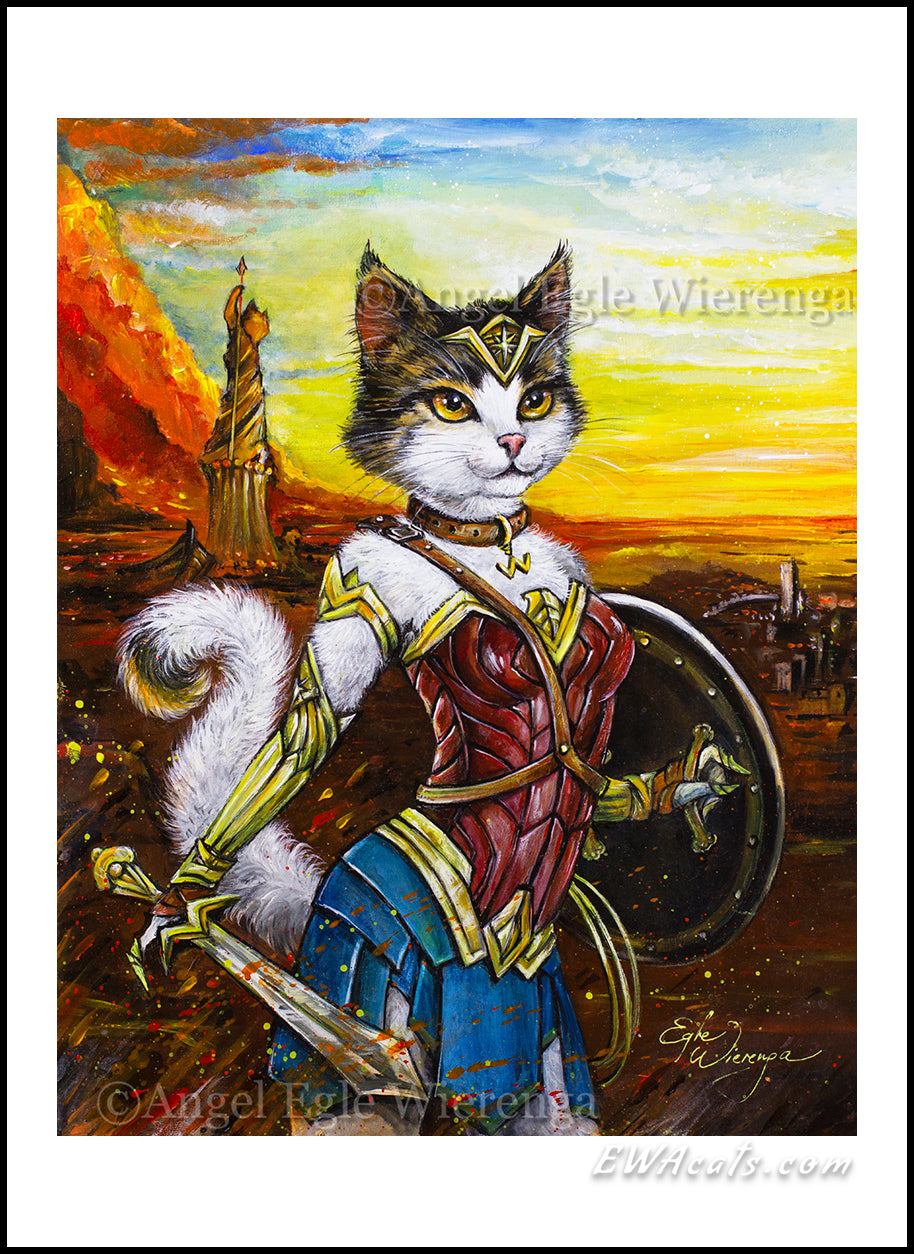 Art Print "Meowzonian Purrincess"