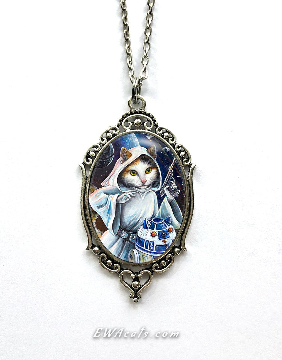 Necklace "Purrincess Leia"