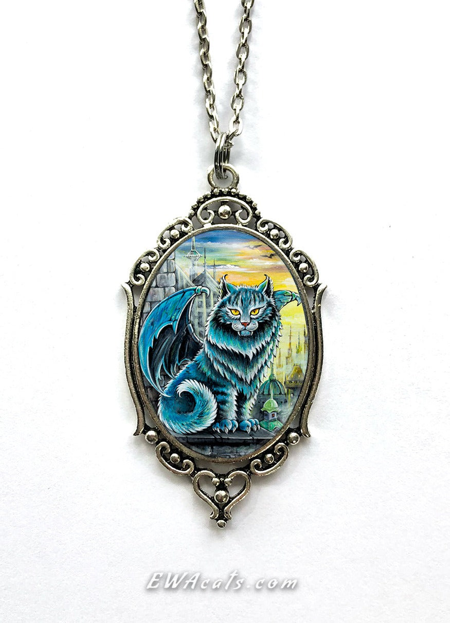 Necklace "Purrtector"